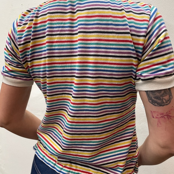 vintage striped polo - Picture 2 of 3